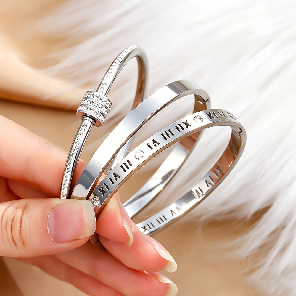 Women's Waterproof Stainless Steel Bracelet, Stacking Gift